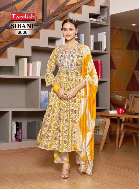 Taniksh Sibani Vol 6 Navy Blue Kurti Online India