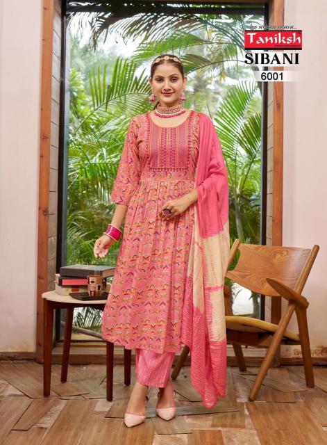 Taniksh Sibani Vol 6 Navy Blue Kurti Online India