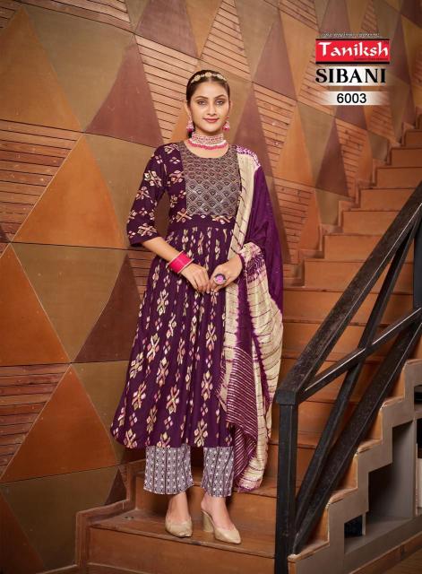 Taniksh Sibani Vol 6 Navy Blue Kurti Online India