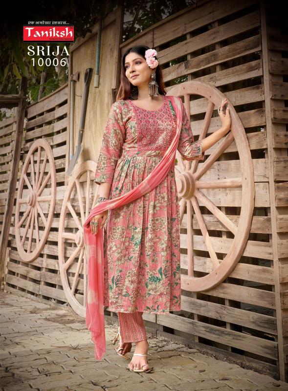 TANIKSH SRIJA Vol 10 buy green anarkali kurti online india
