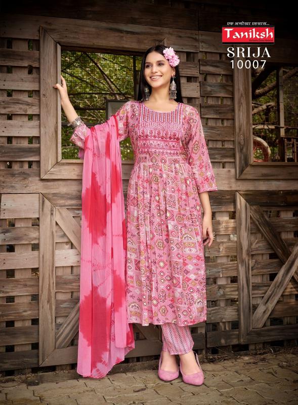 TANIKSH SRIJA Vol 10 buy green anarkali kurti online india