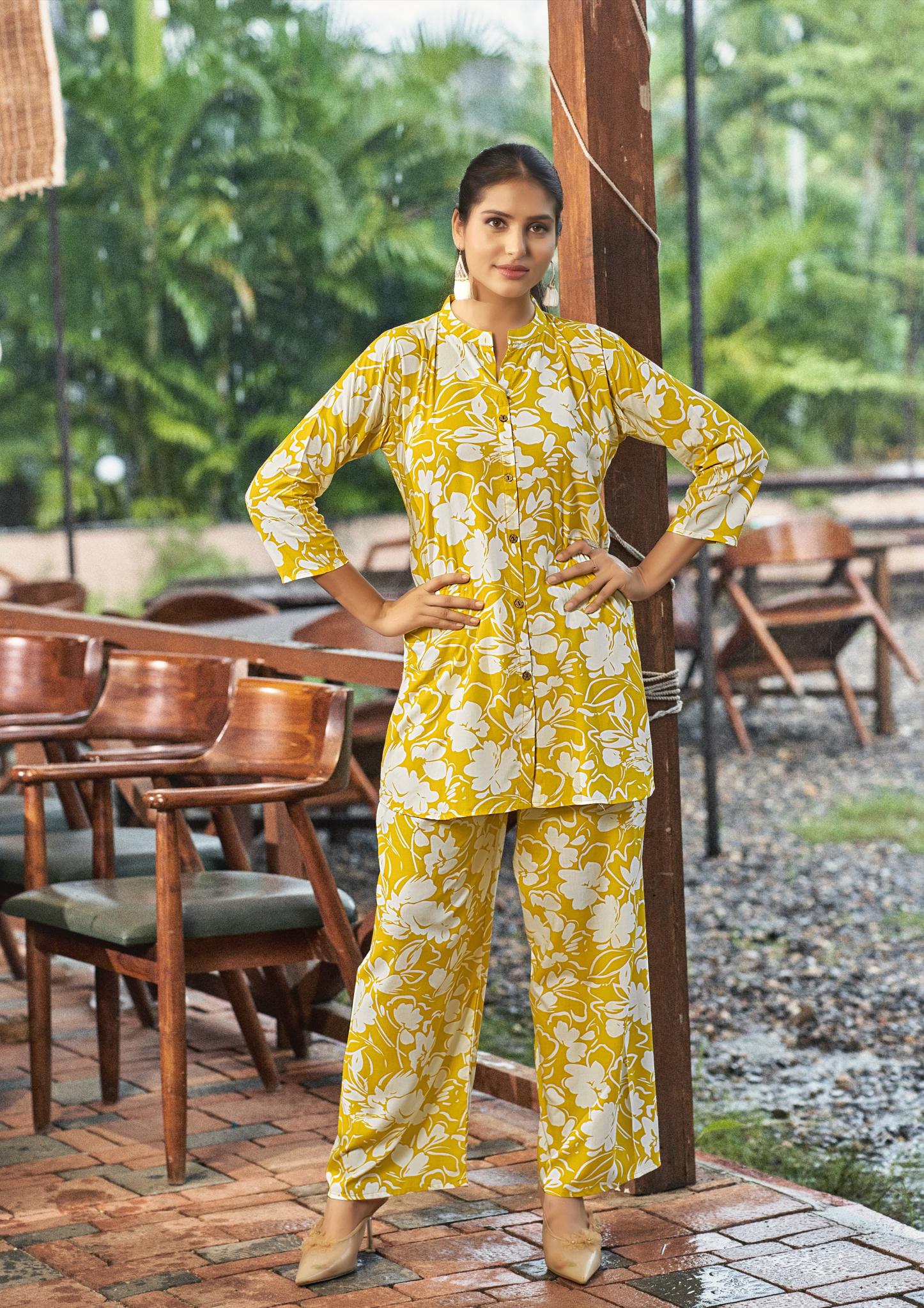 TIPS & TOPS Fashion Beats Vol 7 Rayon Printed Co Ord Set Wholesale Catalog