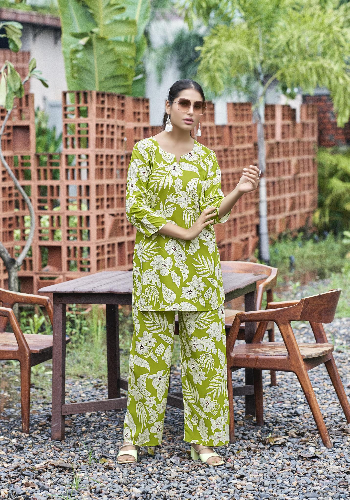 TIPS & TOPS Fashion Beats Vol 7 Rayon Printed Co Ord Set Wholesale Catalog