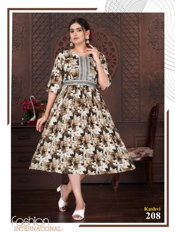 TRENDY KASHVI VOL 2 (BELT) Buy Designer Long Kurtis Online India