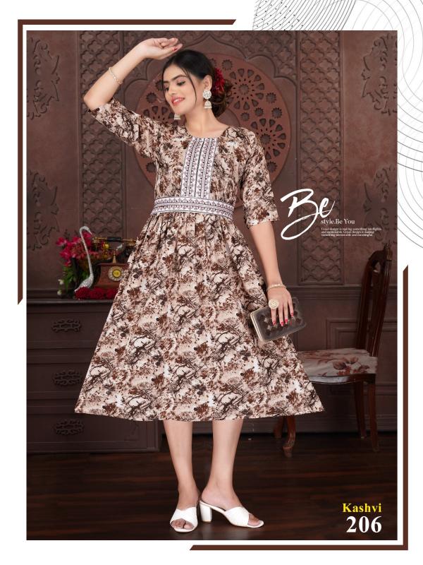 TRENDY KASHVI VOL 2 (BELT) Buy Designer Long Kurtis Online India