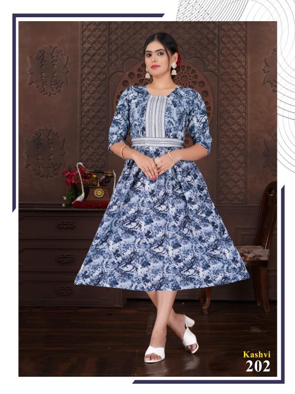 TRENDY KASHVI VOL 2 (BELT) Buy Designer Long Kurtis Online India