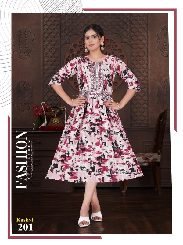 TRENDY KASHVI VOL 2 (BELT) Buy Designer Long Kurtis Online India