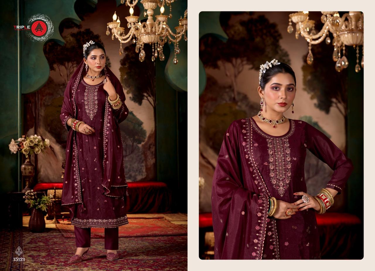 Triple Aaa Rihana Georgette Dress Material Wholesale Catalog