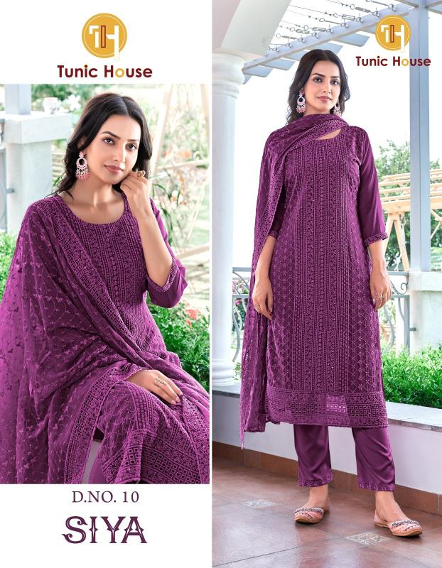 Tunic House Siya Designer Georgette Kurtis Online India