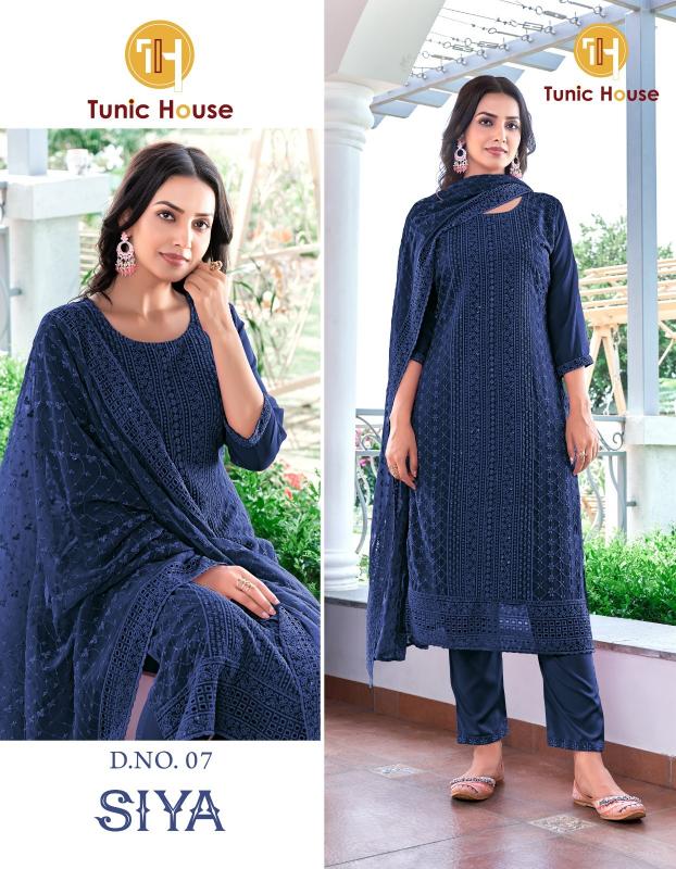 Tunic House Siya Designer Georgette Kurtis Online India