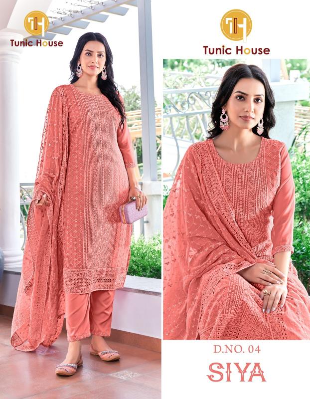 Tunic House Siya Designer Georgette Kurtis Online India
