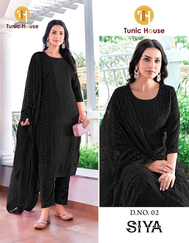 Tunic House Siya Designer Georgette Kurtis Online India