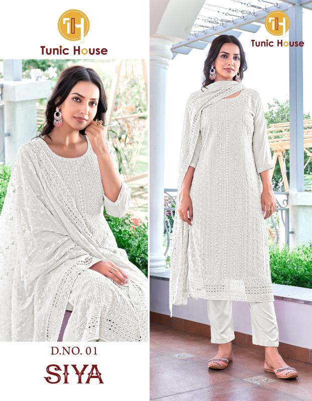 Tunic House Siya Designer Georgette Kurtis Online India