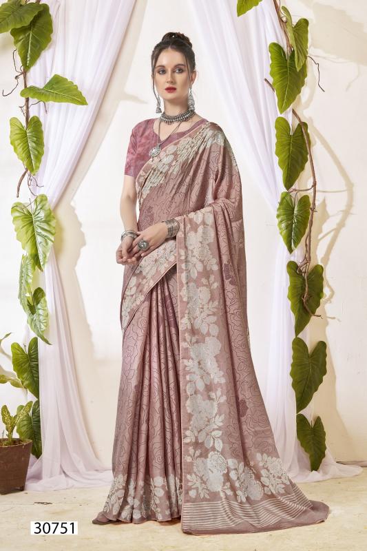 Vallabhi Nargis Brasso Fancy Printed buy office wear sarees online india