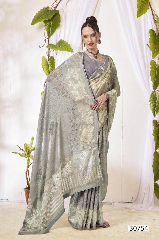Vallabhi Nargis Brasso Fancy Printed buy office wear sarees online india