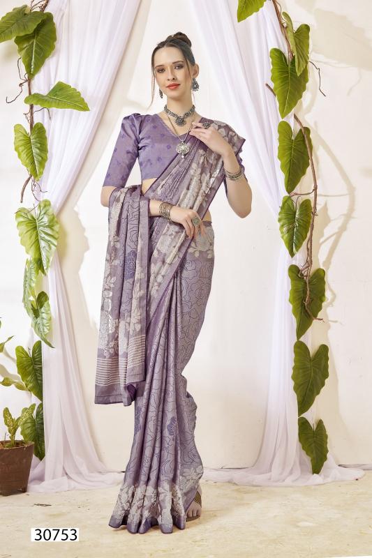 Vallabhi Nargis Brasso Fancy Printed buy office wear sarees online india
