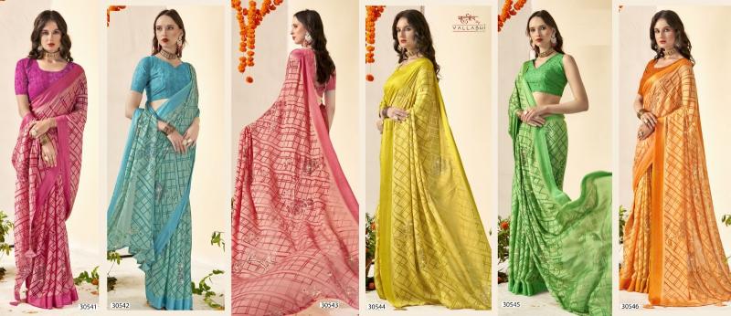 Vallabhi Yashtika Fancy Brasso Saree Wholesale Catalog