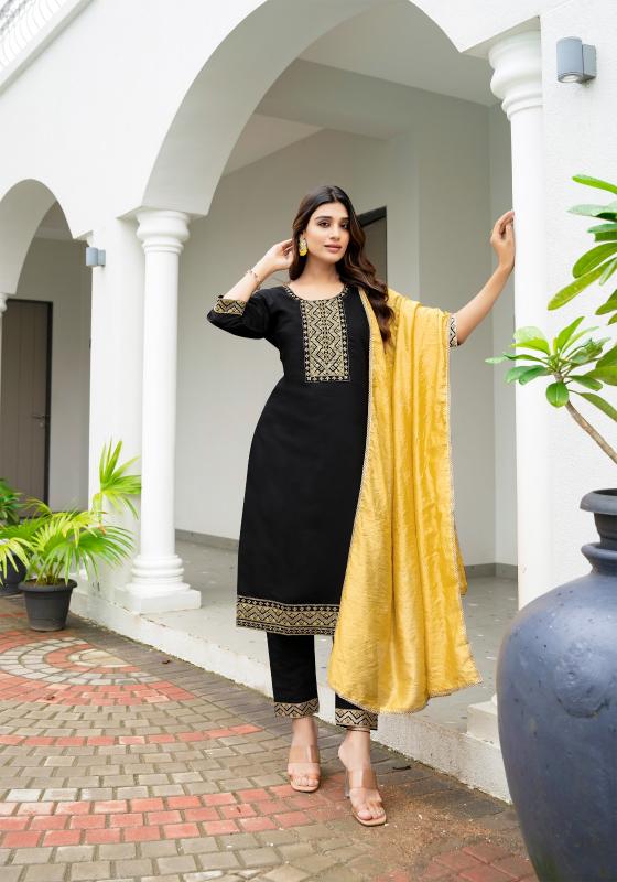 Vaniska Fiza Vol 2 Black Kurti Online India 