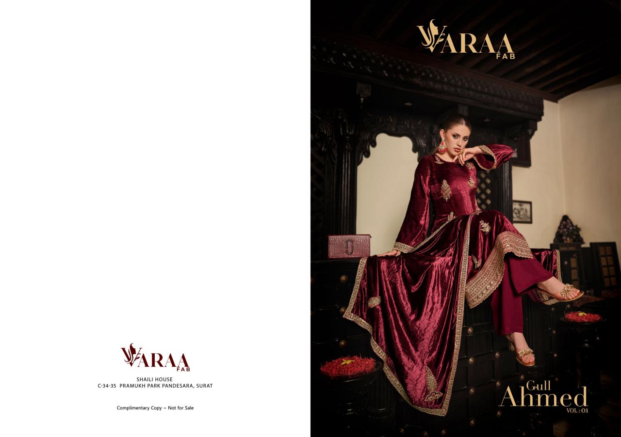 VARAA FAB GULL AHMED Designer Salwar Kameez Wholesale Catalog