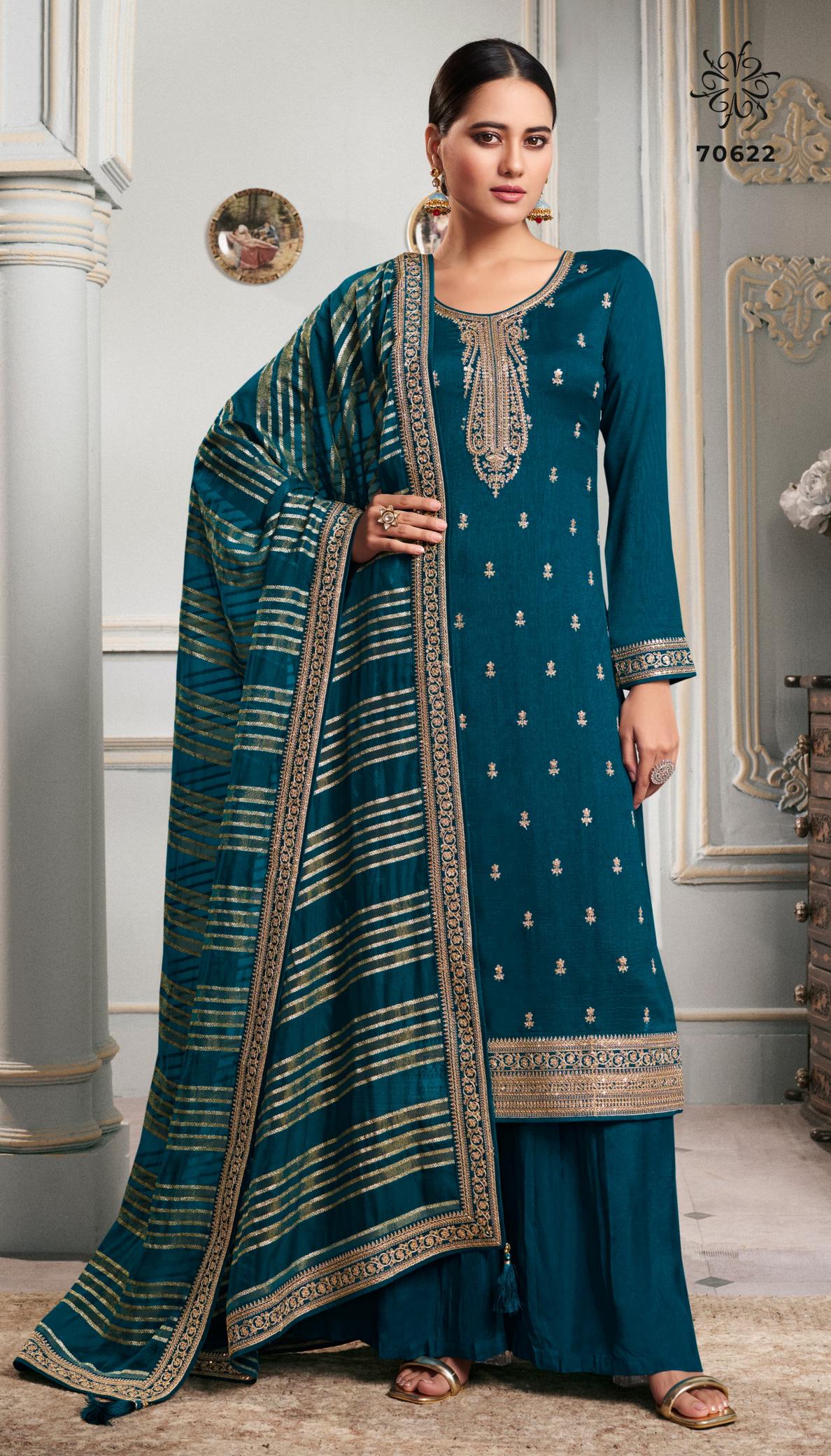 Vinay Kuleesh Reha Designer Dress Material Wholesale Catalog