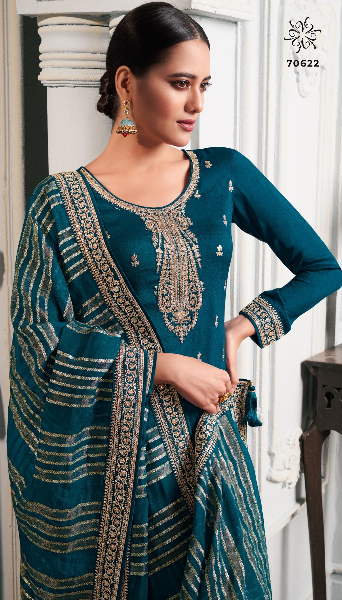 Vinay Kuleesh Reha Designer Dress Material Wholesale Catalog