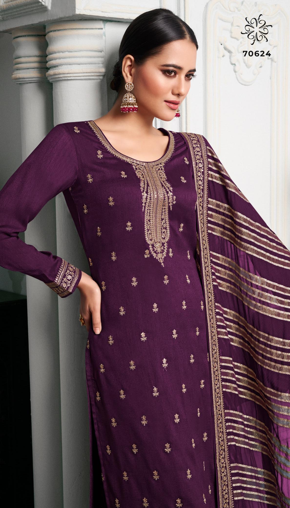 Vinay Kuleesh Reha Designer Dress Material Wholesale Catalog