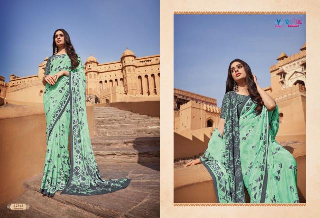 Vipul Crapy Colla Vol 22 Saree Wholesalers in Surat for Reseller