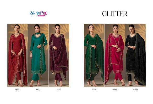 VIPUL GLITTER Salwar Kameez Wholesale Catalog