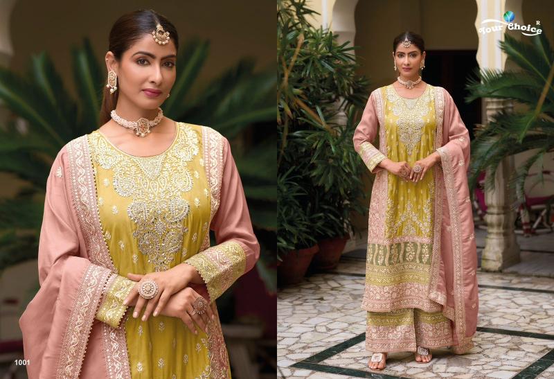 Your choice Simmer Embodry Salwar Kameez Wholesale Catalog
