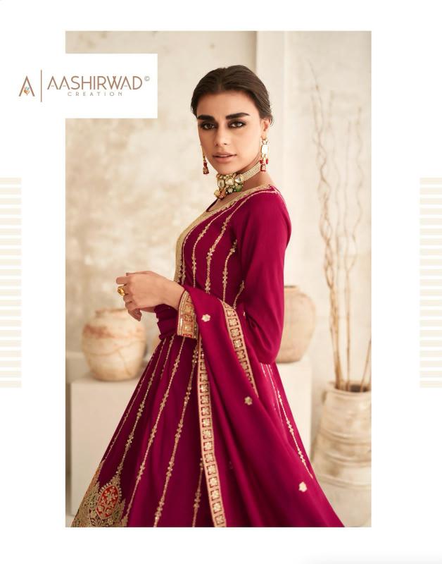 Aashirwad Gulkand Romani Patiyala Designer Salwar Suits Wholesale Catalog