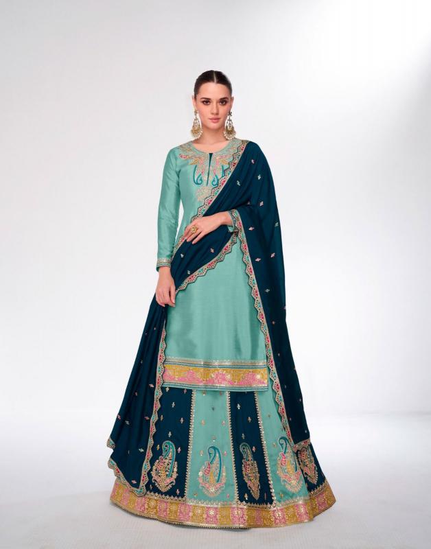 Aashirwad Kahaani Designer Silk Salwar Kameez Wholesale Catalog