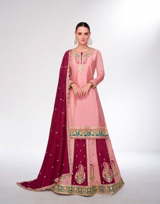 Aashirwad Kahaani Designer Silk Salwar Kameez Wholesale Catalog
