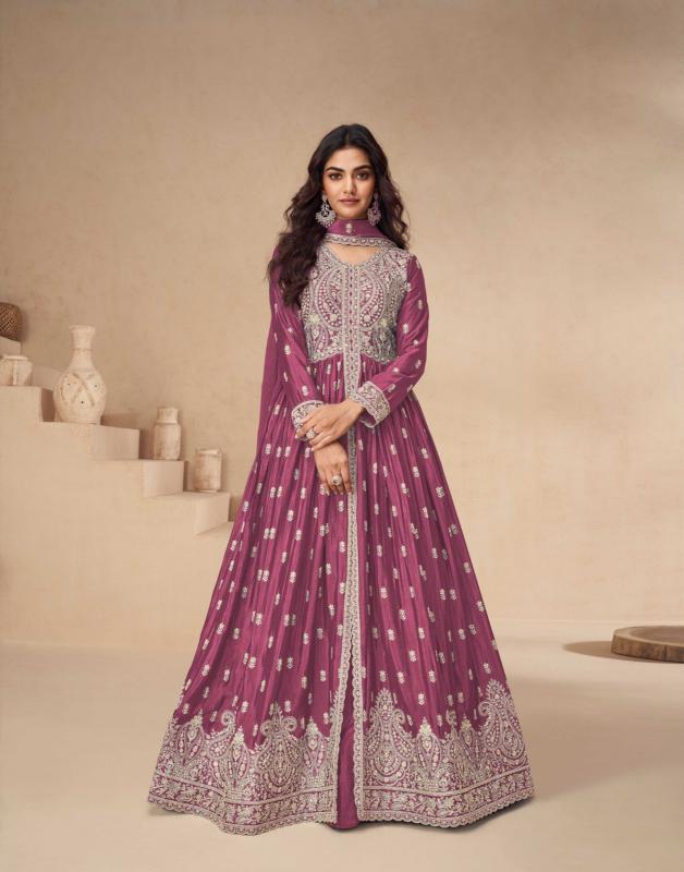 Aashirwad Rakhi Chinon Silk lehenga kurti online india