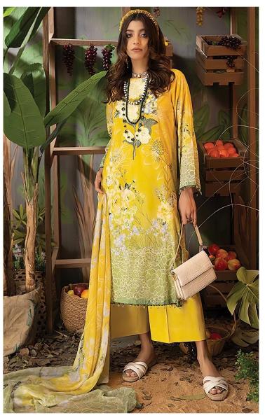 Alzohaib Az 1102 To 1105 Chiffon Dupatta Pakistani Suits Wholesale Catalog