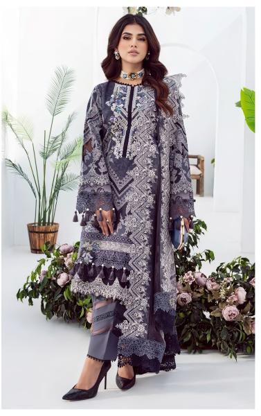 Alzohaib Az 1102 To 1105 Cotton Dupatta Pakistani Suits Wholesale Catalog