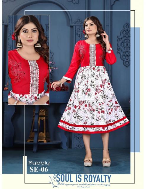 Beauty Queen Bubbly cheap fabric online india for kurtis 