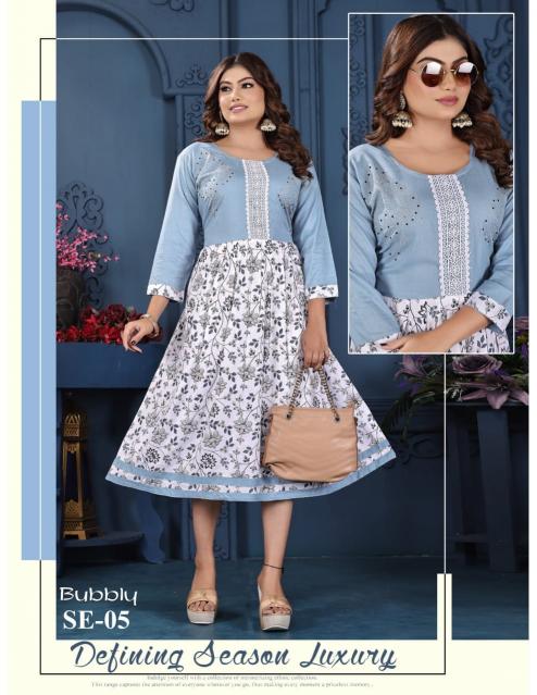 Beauty Queen Bubbly cheap fabric online india for kurtis 