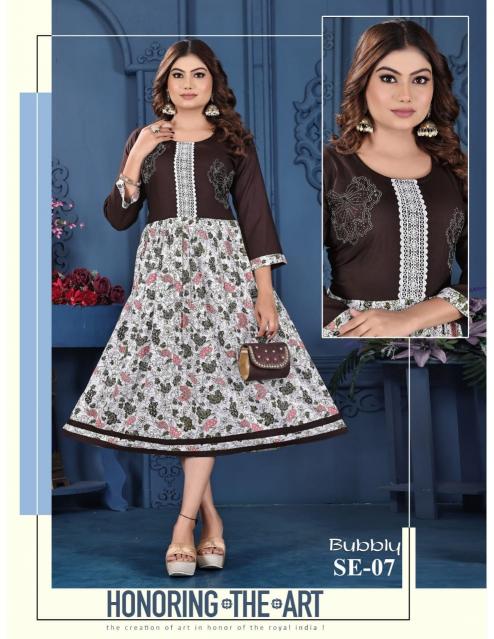 Beauty Queen Bubbly cheap fabric online india for kurtis 