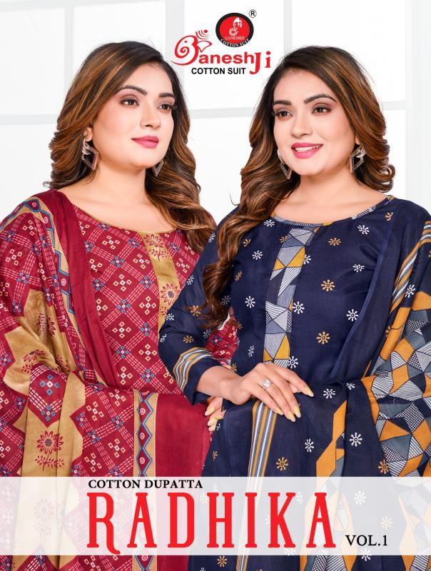 Ganeshji Radhika Vol-01 – Dress Material - Wholesale Catalog