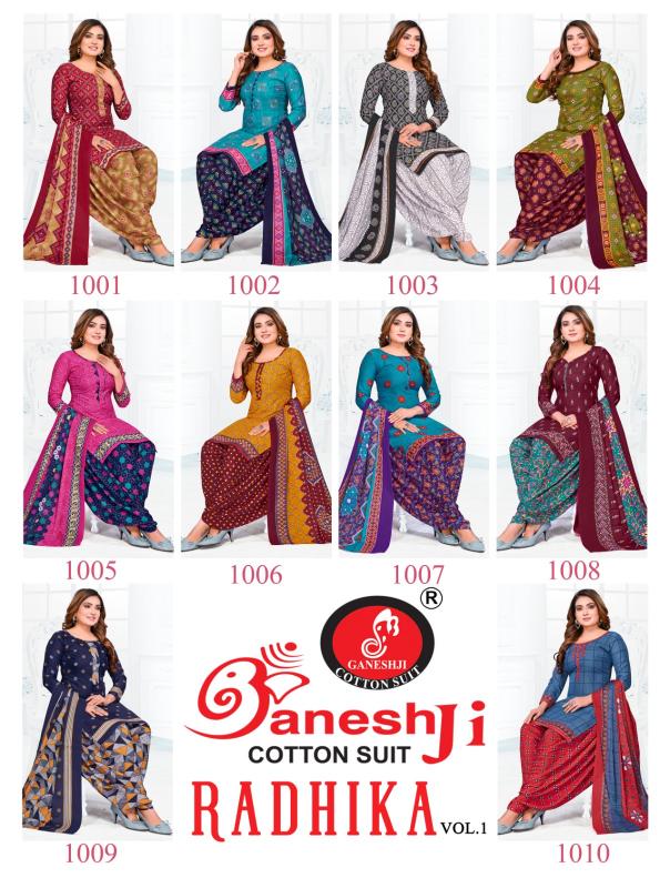 Ganeshji Radhika Vol-01 – Dress Material - Wholesale Catalog