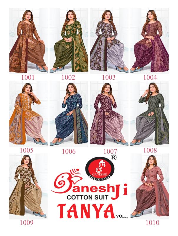 Ganeshji Tanya Vol-1 – Dress Material - Wholesale Catalog
