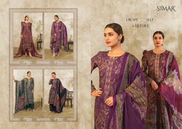 Glossy Simar Awaari Pure Viscose Pashmina Digital Printed Salwar Kameez Wholesale Catalog