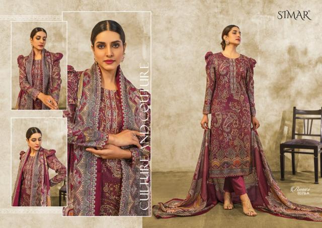Glossy Simar Awaari Pure Viscose Pashmina Digital Printed Salwar Kameez Wholesale Catalog