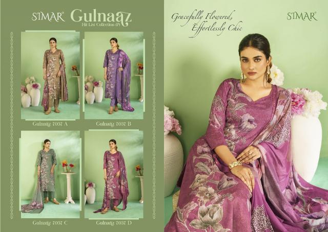 Glossy Simar Gulnaaz Viscose Pashmina Digital Printed Salwar Kameez Wholesale Catalog