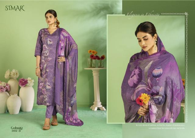 Glossy Simar Gulnaaz Viscose Pashmina Digital Printed Salwar Kameez Wholesale Catalog