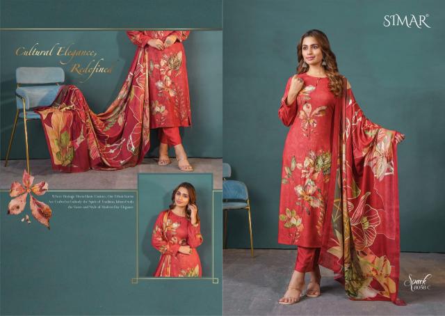 Glossy Simar Sanaz Digital Printed Salwar Suit Wholesale catalog