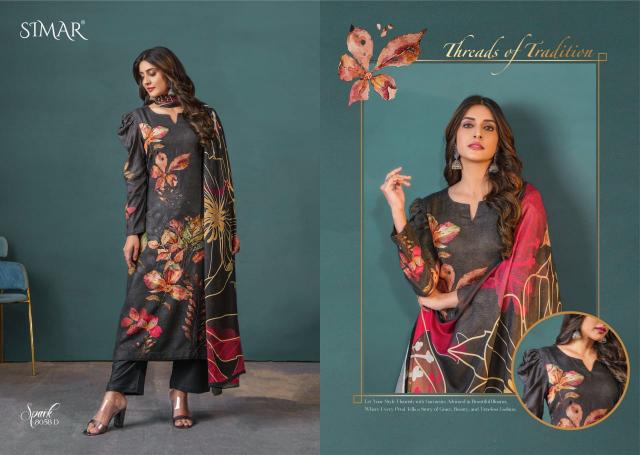 Glossy Simar Sanaz Digital Printed Salwar Suit Wholesale catalog