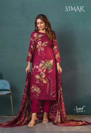 Glossy Simar Sanaz Digital Printed Salwar Suit Wholesale catalog