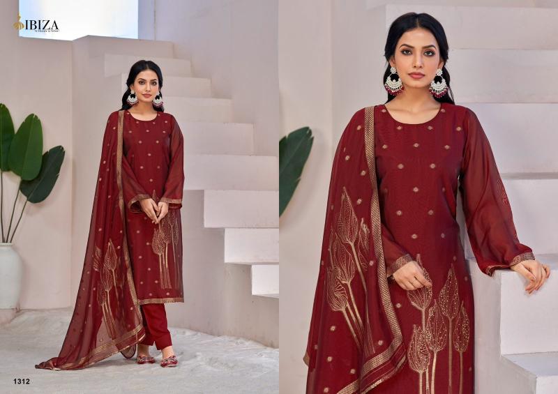Ibiza Sibani Pure Banglory Silk Jacquard Salwar Kameez Wholesale Catalog