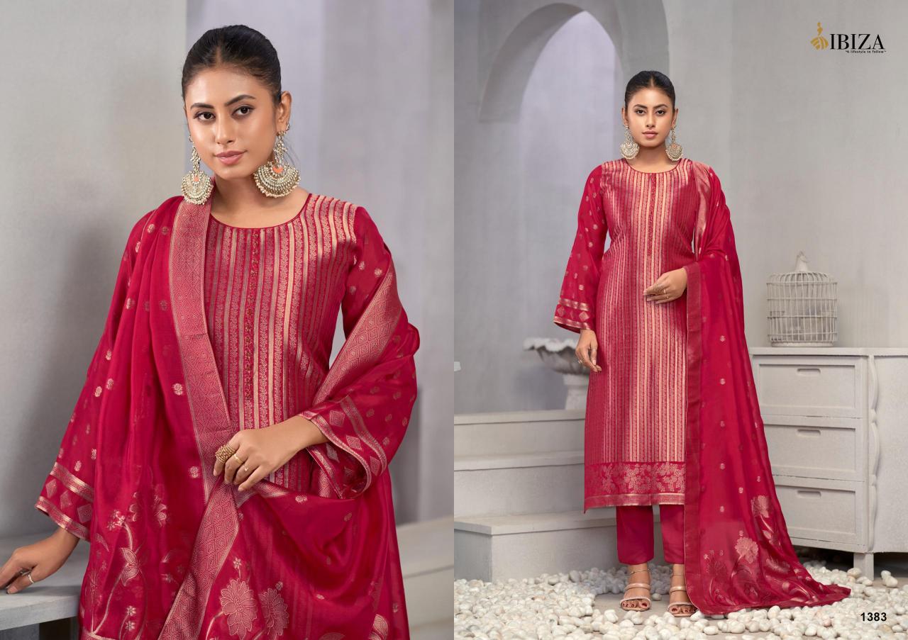 Ibiza Vihani Pure Banglory Silk Jacquard Salwar Kameez Wholesale Catalog
